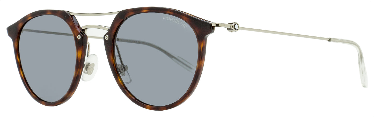 Montblanc Pantos Sunglasses MB0204S 002 Havana/Silver 50mm