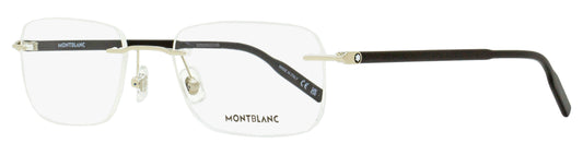 Montblanc Rimless Eyeglasses MB0221O 007 Silver/Black 59mm