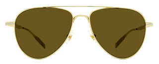 Montblanc Classic Pilot Sunglasses MB0235S 003 Gold 57mm
