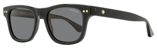 Montblanc Soft Rectangular Sunglasses MB0254S 001 Black 53mm