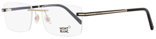 Montblanc Rimless Eyeglasses MB577 001 Black/Gold 57mm 577