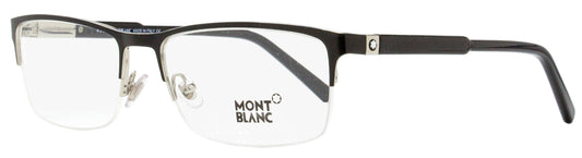 Montblanc Semi-Rimless Eyeglasses MB636 001 Black 56mm 636