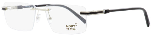 Montblanc Rimless Eyeglasses MB692 016 Palladium/Black 57mm 692