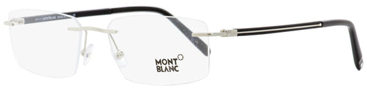 Montblanc Rimless Eyeglasses MB731 016 Palladium/Black 56mm 731