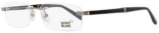 Montblanc Rimless Eyeglasses MB9101 A36 Dark Ruthenium/Black 53mm 9101