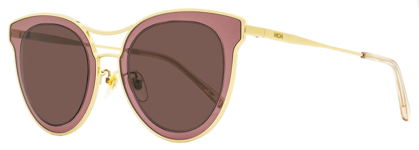 MCM Flush Lens Sunglasses MCM139SA 784 Gold/Wine 65mm