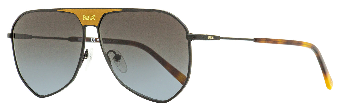 MCM Geometric Pilot Sunglasses MCM149SL 002 Matte Black/Havana 61mm