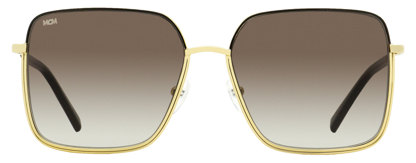 MCM Square Sunglasses MCM162S 015 Gold/Black  58mm