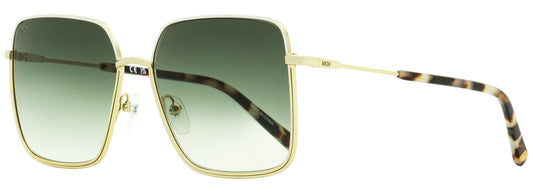 MCM Square Sunglasses MCM162S 109 Gold/Rose Havana 58mm