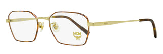 MCM Slender Geometric Eyeglasses MCM2130A 723 Gold/Havana 52mm