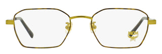 MCM Slender Geometric Eyeglasses MCM2130A 724 Gold/Dark Havana 52mm