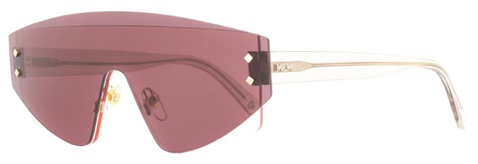 MCM Shield Sunglasses MCM694 610 Transparent Rose 63mm 694