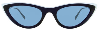 MCM Cateye Sunglasses MCM699S 418 Azure/Blue/Gold 55mm 699