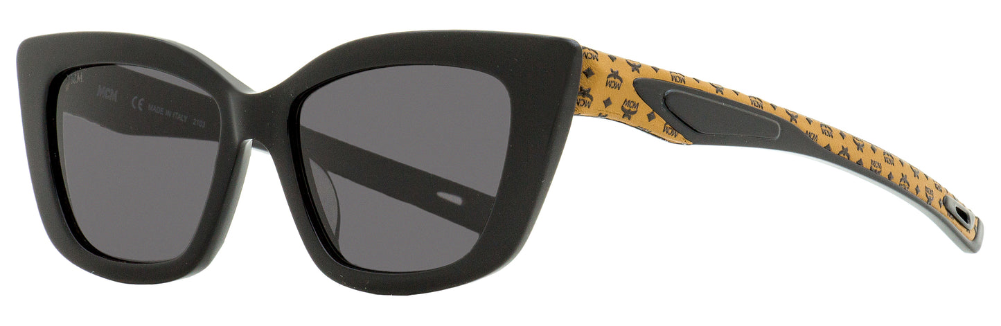 MCM Cat Eye Sunglasses MCM704SL 003 Black/Cognac Visetos 52mm