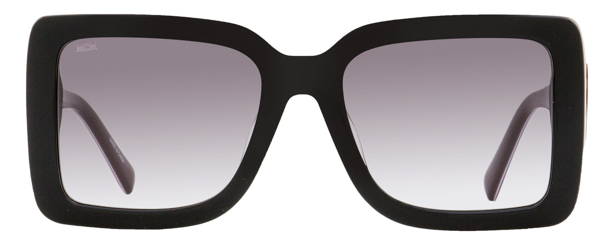 MCM Rectangular Sunglasses MCM711S 002 Black/Red 54mm 