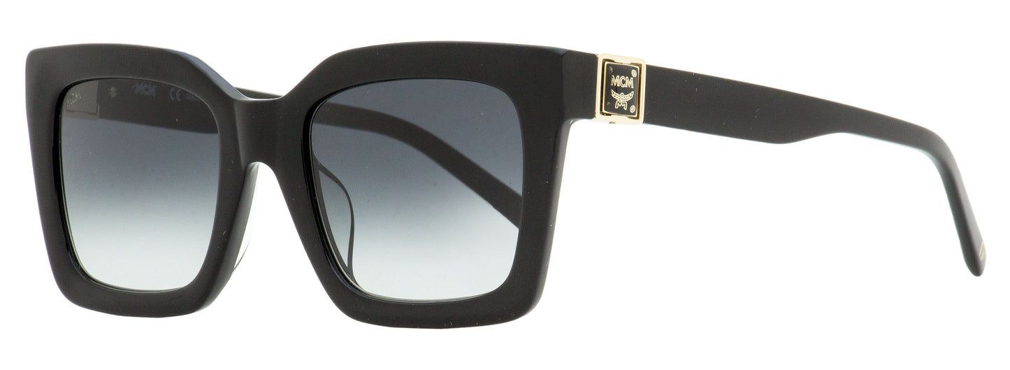 MCM Square Sunglasses MCM727SLB 001 Black/Gold 52mm