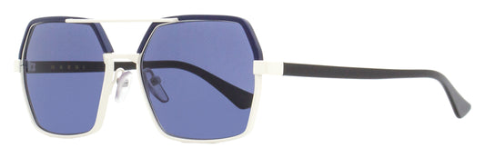 Marni Rectangular Sunglasses ME2106S 428 Blue/Ice 55mm