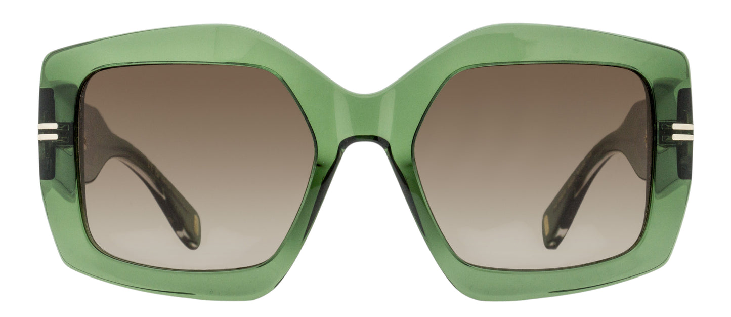 Marc Jacobs Geometric Sunglasses MJ 1109/S 1EDHA Transparent Green 53mm