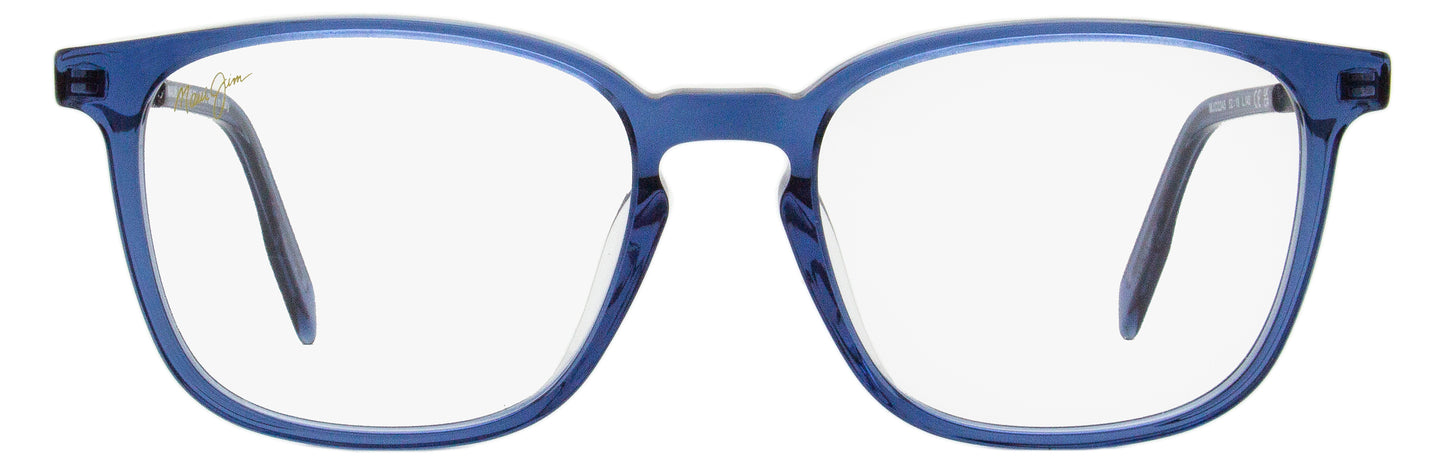 Maui Jim Rectangular Eyeglasses MJO2245 03 Blue Transparent 52mm