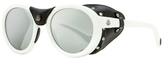 Moncler Round Sunglasses ML0046 21C White/Black 52mm 0046