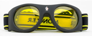 Moncler Logo Band Ski Goggles ML0051 02E Matte Black/Yellow