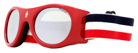 Moncler ML0051 Band Ski Goggles 68C Red