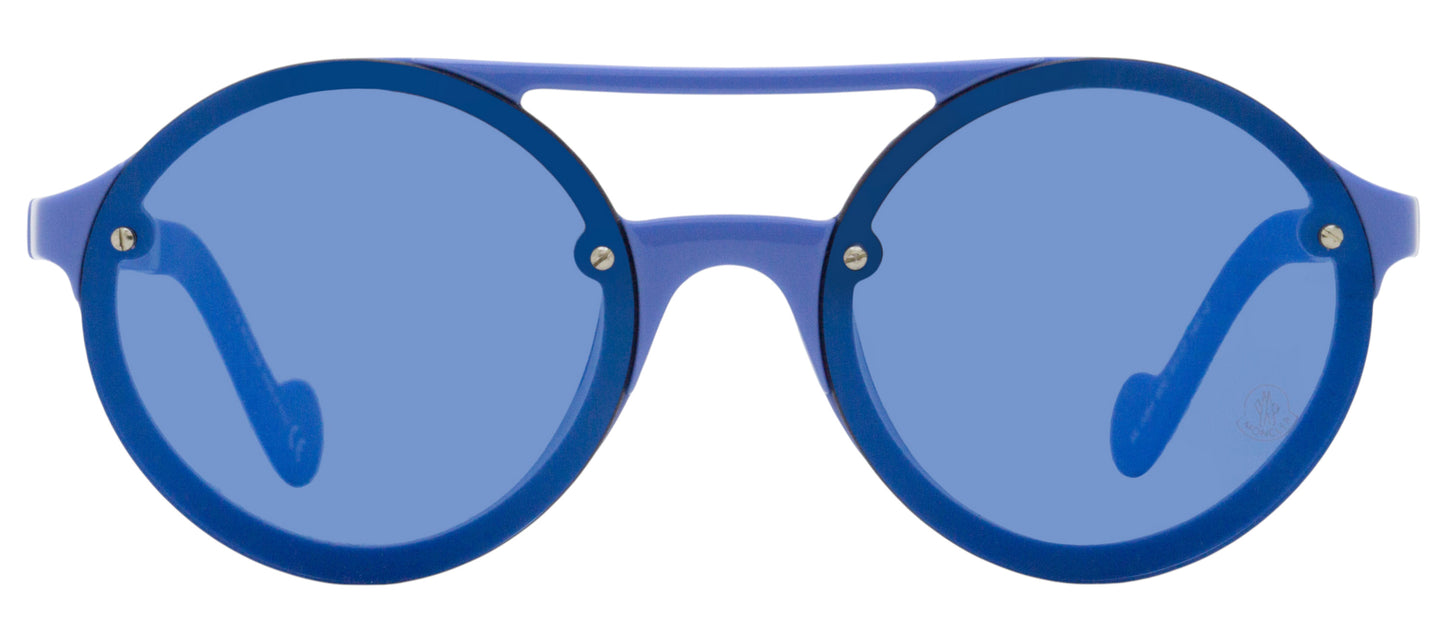 Moncler Double Bridge Sunglasses ML0064 90C Powder Blue 53mm