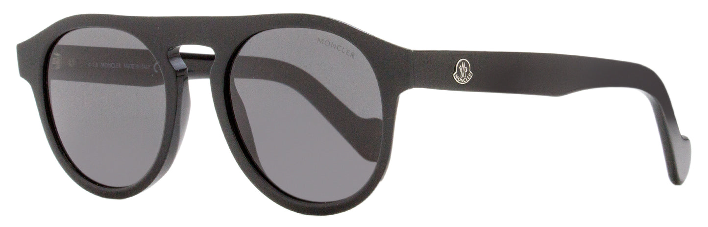 Moncler Oval Sunglasses ML0073 01A Black 51mm 73