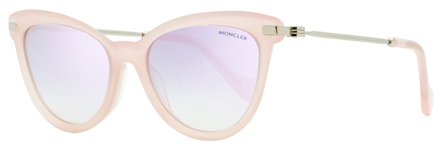 Moncler Cateye Sunglasses ML0080 72X Opal Rose/Ruthenium 54mm 0080