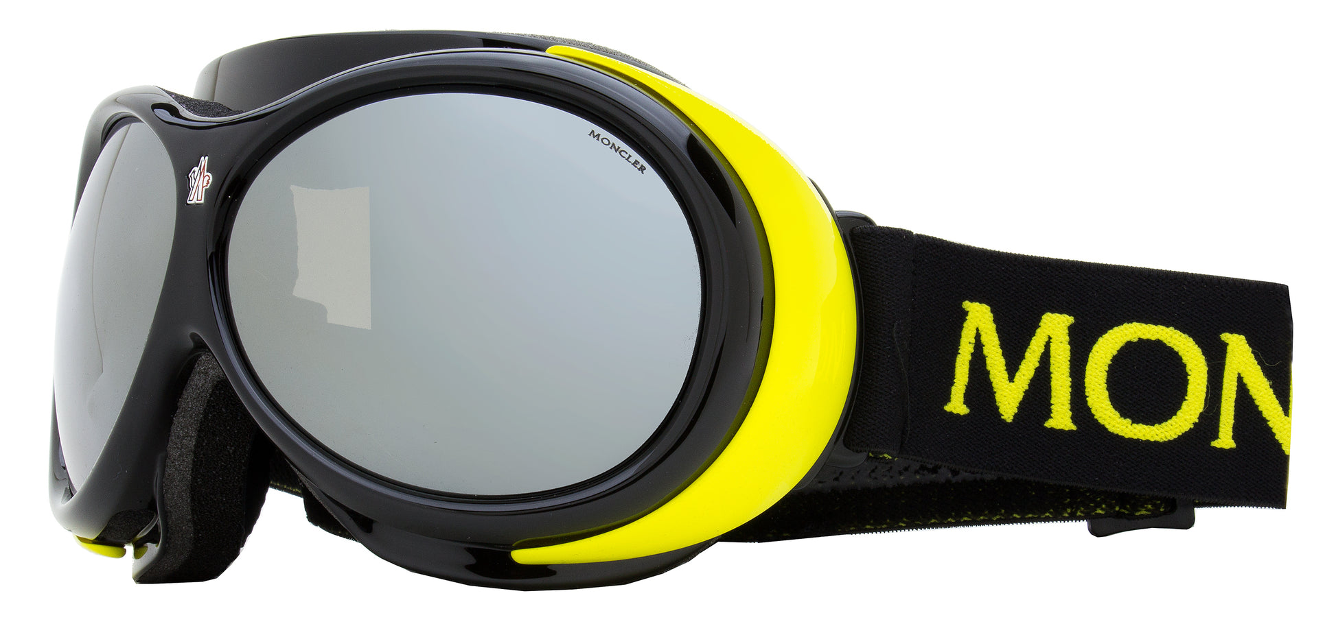 moncler snow goggles Moncler ML0130A Vaporice Ski Goggles 39C Black/Yellow – Stepani Style
