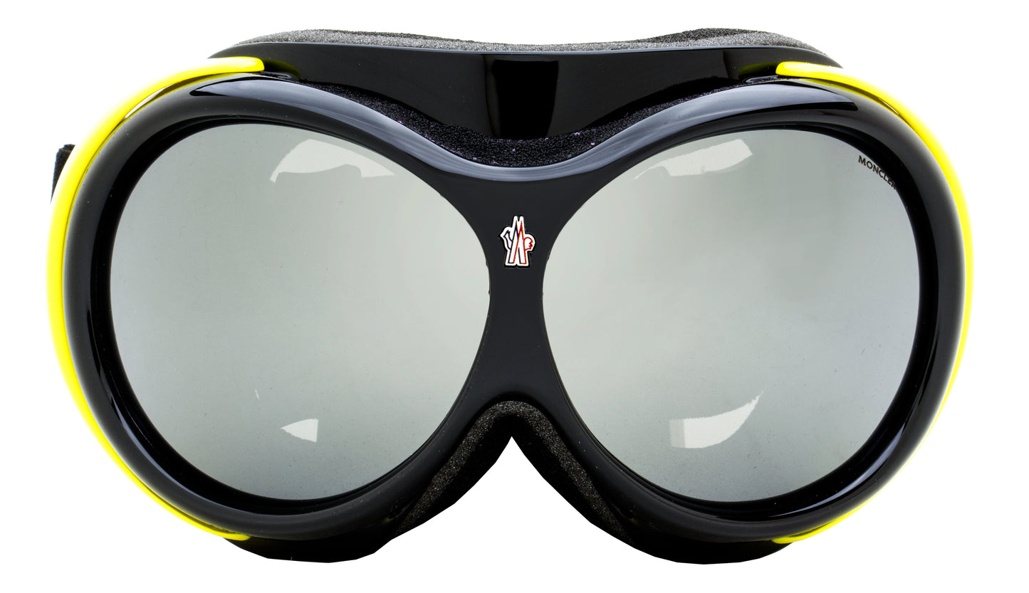 Moncler ML0130A Vaporice Ski Goggles 39C Black/Yellow