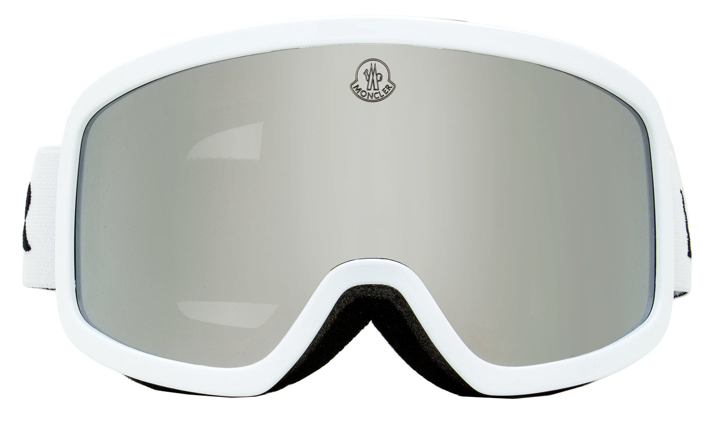 Moncler ML0215 Terrabeam Ski Goggles 21C White