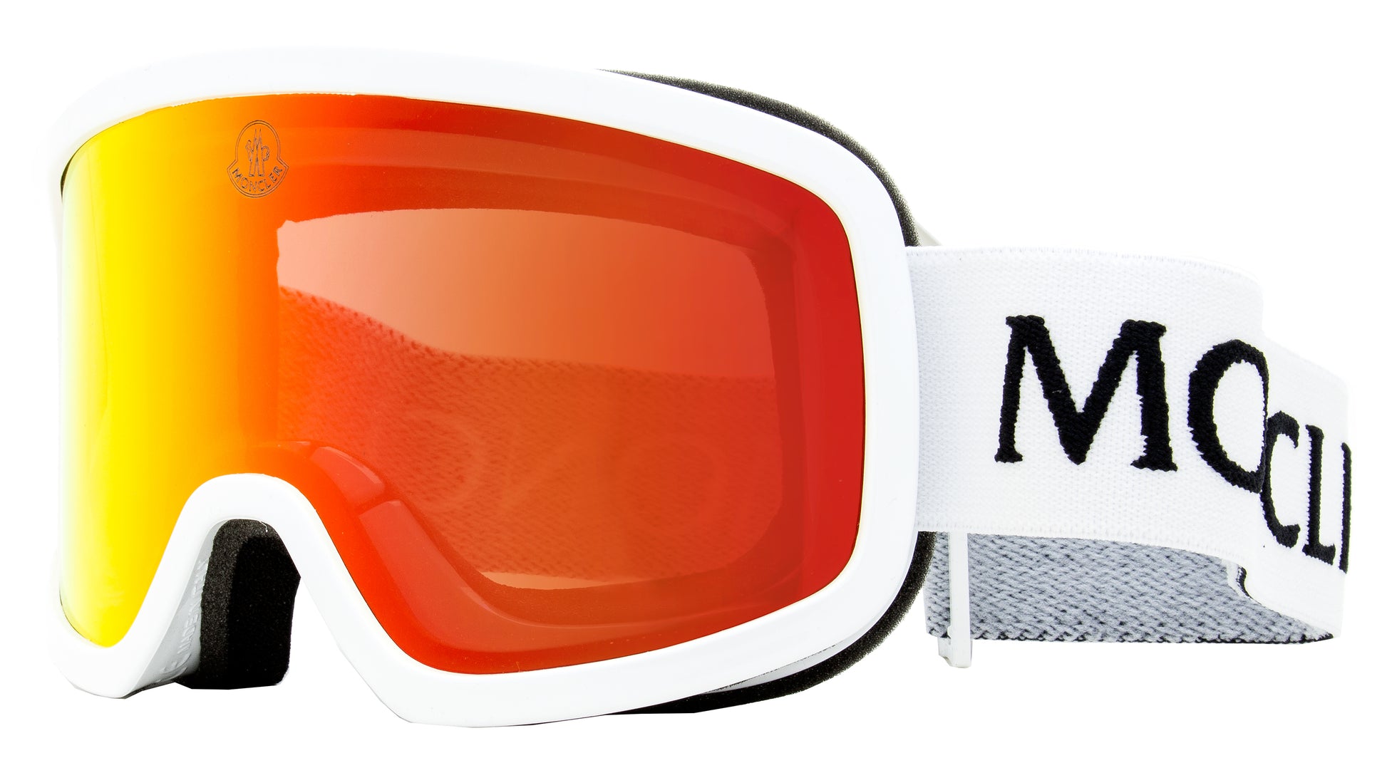 moncler terrabeam goggles Moncler ML0215 Terrabeam Ski Goggles 21U White
