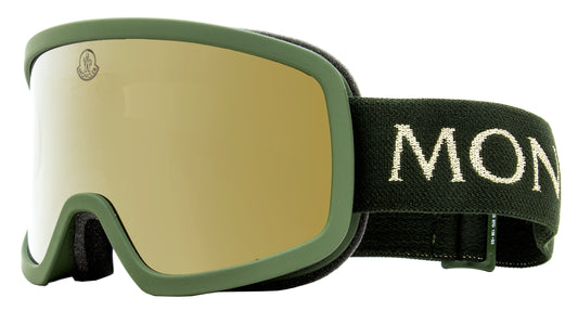 Moncler ML0215 Terrabeam Ski Goggles 97G Dark Green