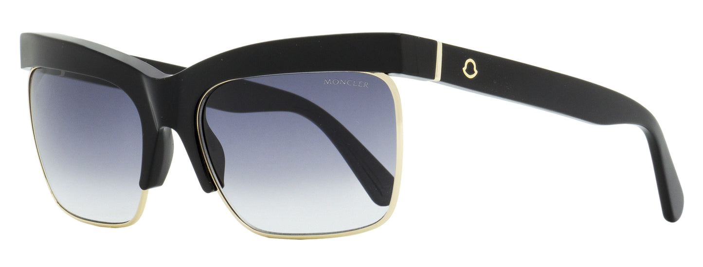 Moncler Veronica Leoni Sunglasses ML0218P 01B Black Gold 61mm