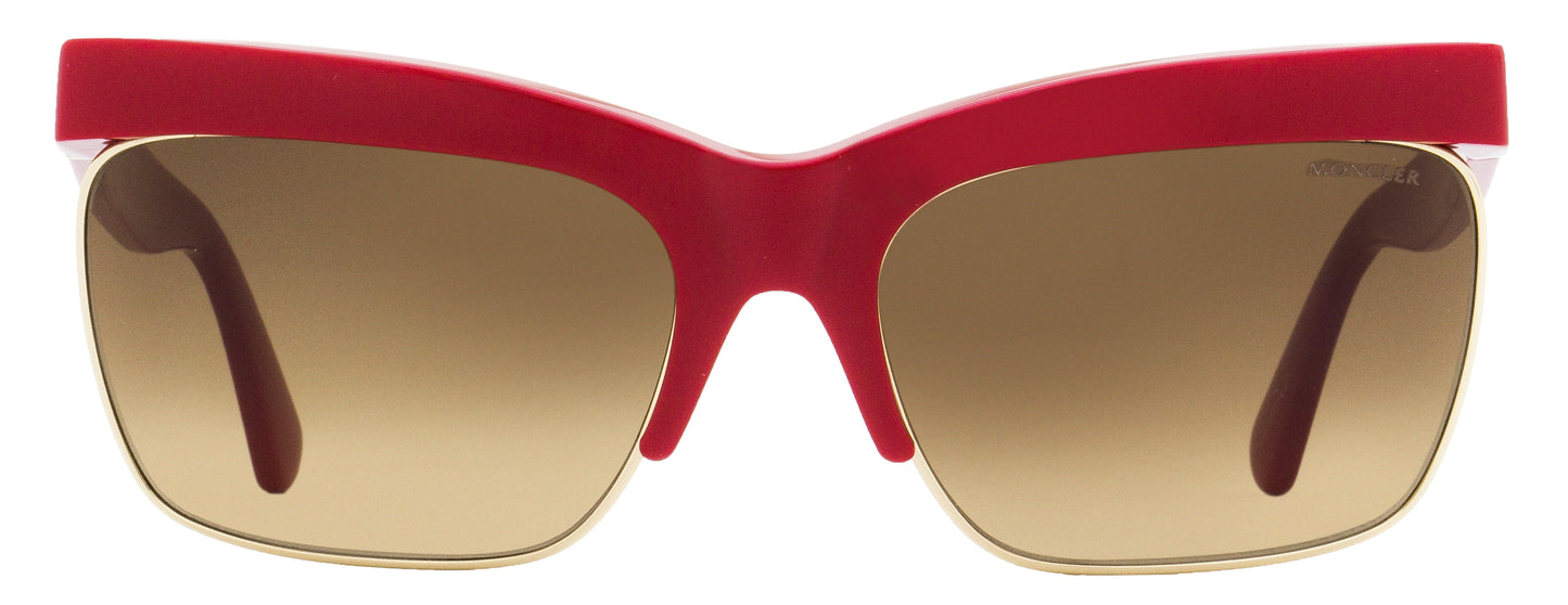 Moncler Veronica Leoni Sunglasses ML0218P 66F Red/Gold 61mm