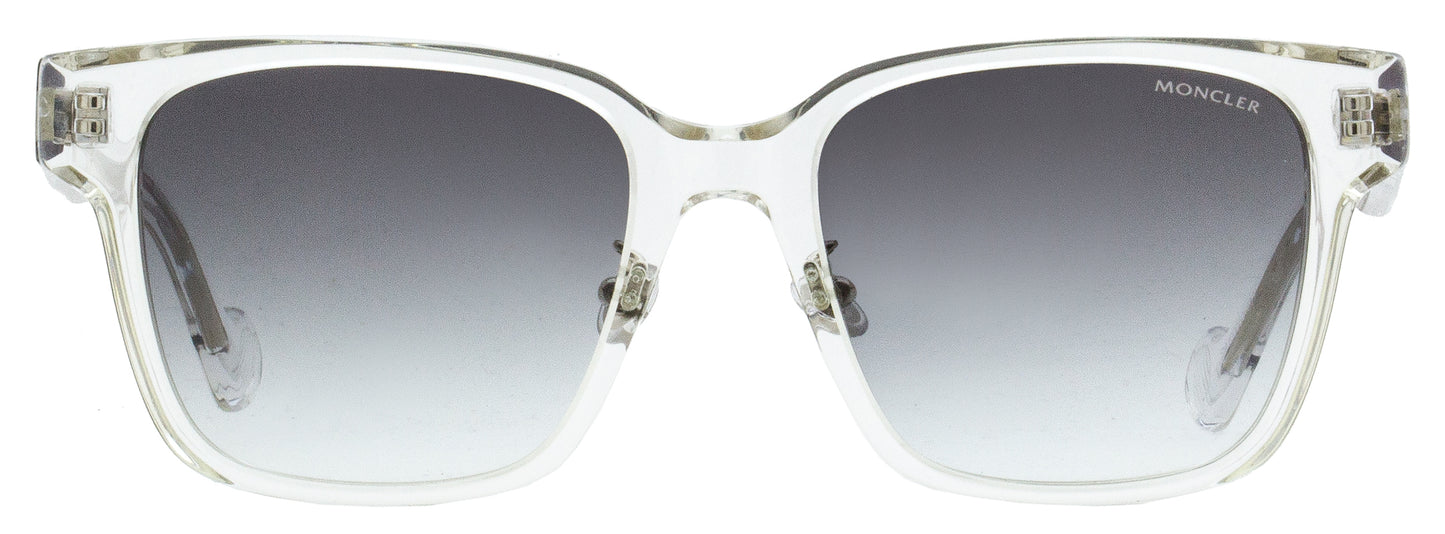 Moncler Square Sunglasses ML0235K  26B Transparent Crystal 53mm 235