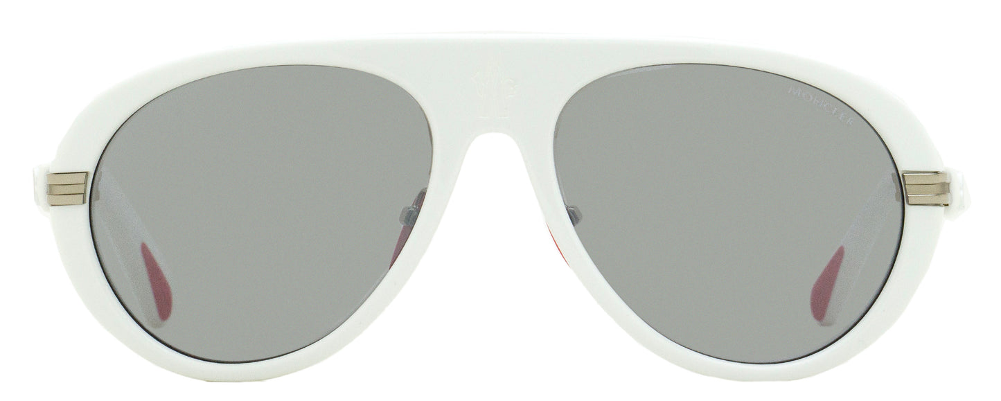 Moncler Navigaze Sunglasses ML0240 21C White 57mm