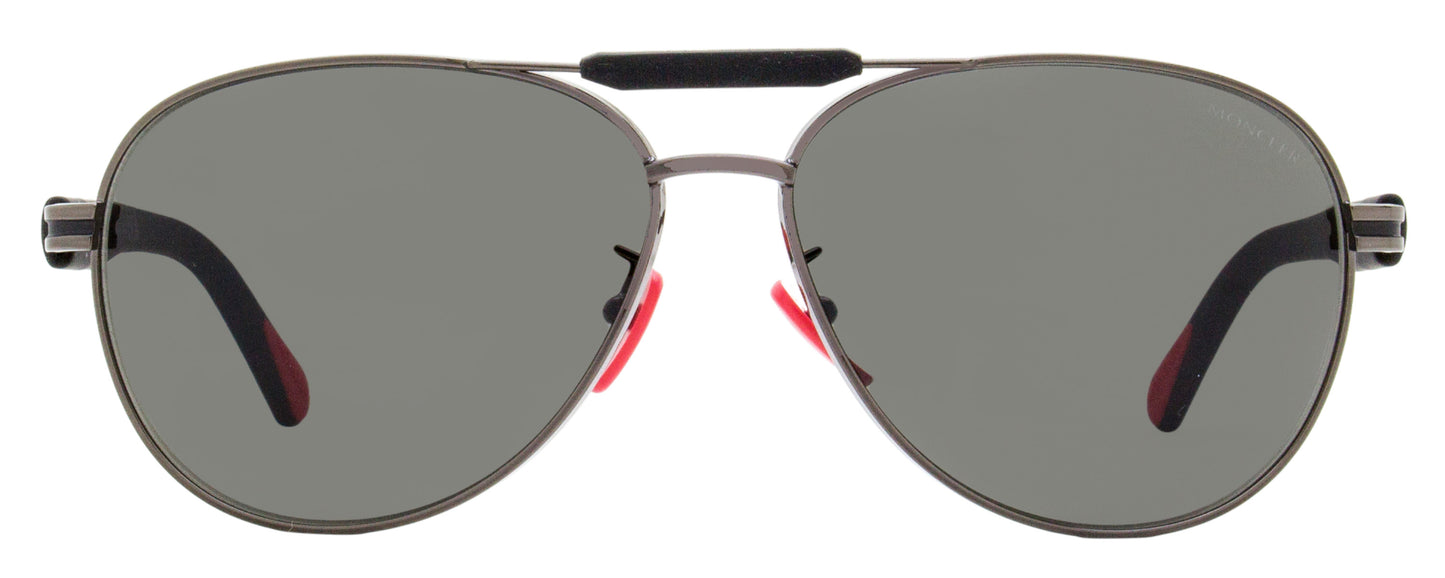 Moncler Steller Pilot Sunglasses ML0241-H 08A Gunmetal 62mm