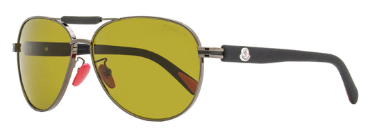 Moncler Steller Pilot Sunglasses ML0241-H 08H Gunmetal 62mm