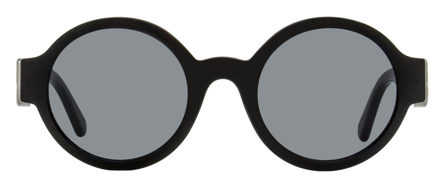 Moncler Atriom Round Sunglasses ML0243 01A Black 51mm