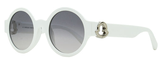 Moncler Atriom Round Sunglasses ML0243 21C White 51mm