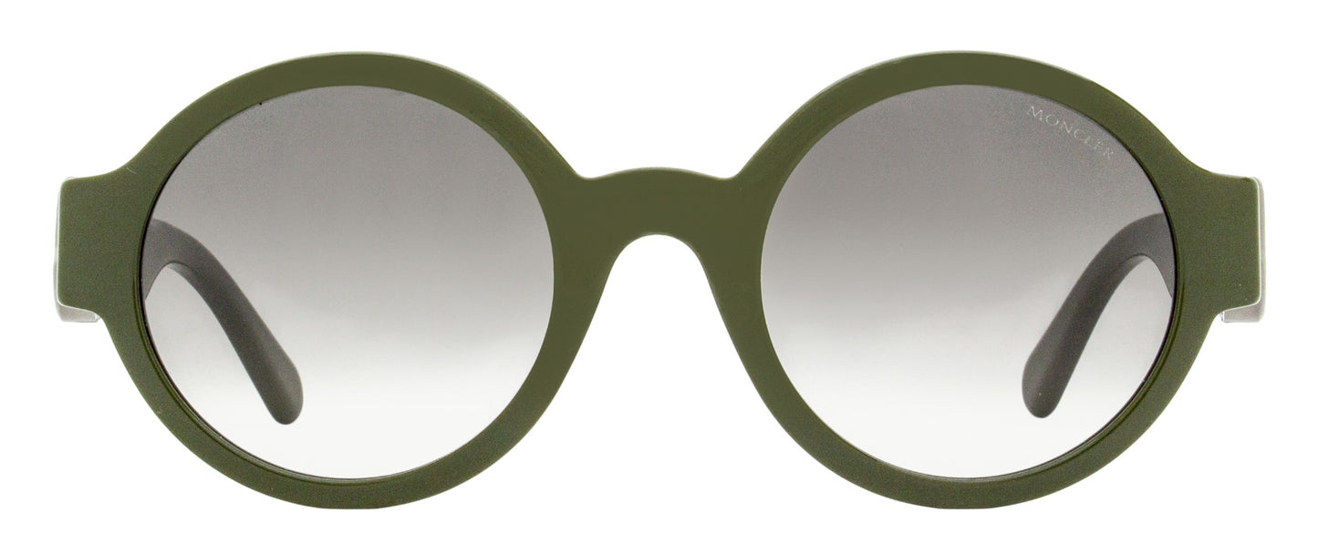Moncler Atriom Round Sunglasses ML0243 96P Forest Green 51mm