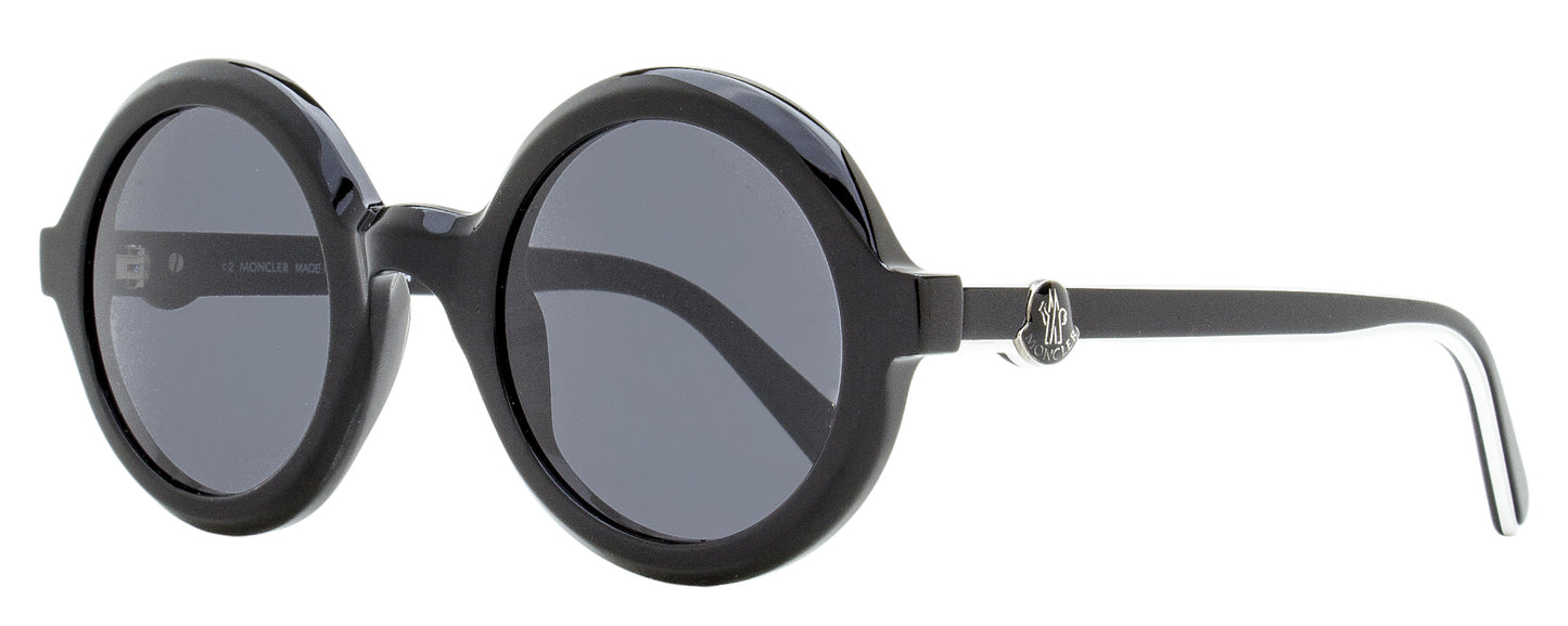 Moncler Orbit Round Sunglasses ML0261 01A Black 50mm