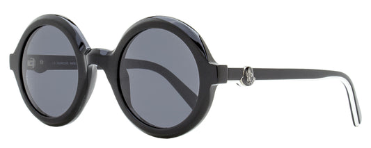 Moncler Orbit Round Sunglasses ML0261 01A Black 50mm