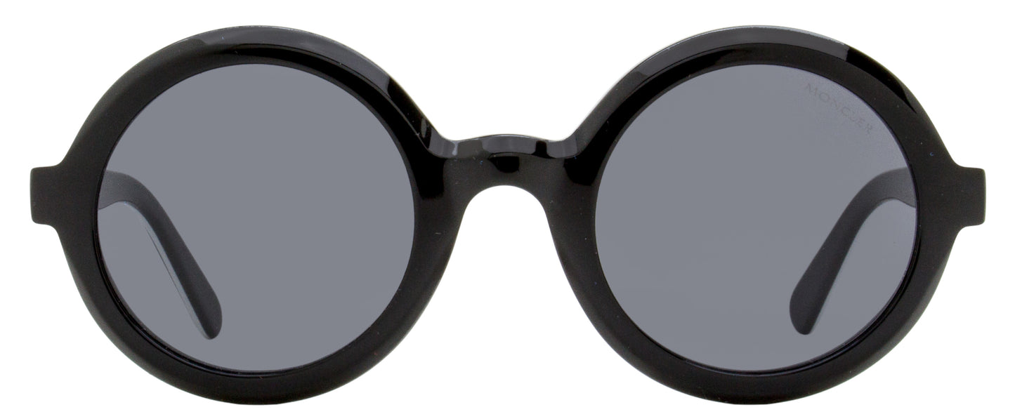 Moncler Orbit Round Sunglasses ML0261 01A Black 50mm