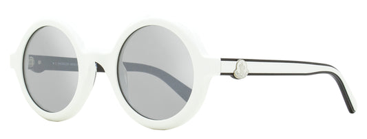 Moncler Orbit Round Sunglasses ML0261 21C White 50mm