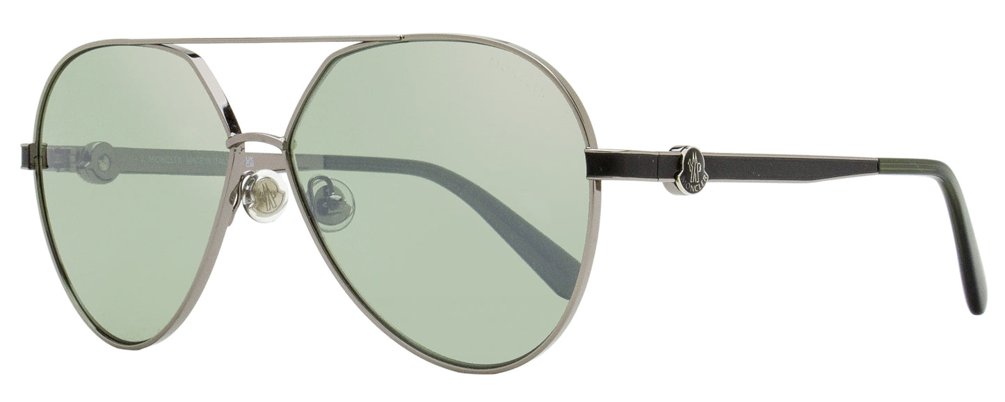 Moncler Vizta Sunglasses ML0263 14Q Light Ruthenium 59mm