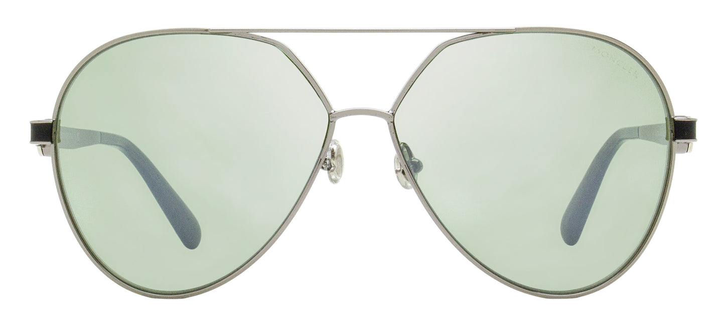 Moncler Vizta Sunglasses ML0263 14Q Light Ruthenium 59mm