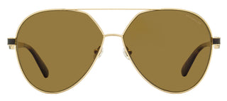 Moncler Vizta Polarized Sunglasses ML0263 28H Gold 59mm